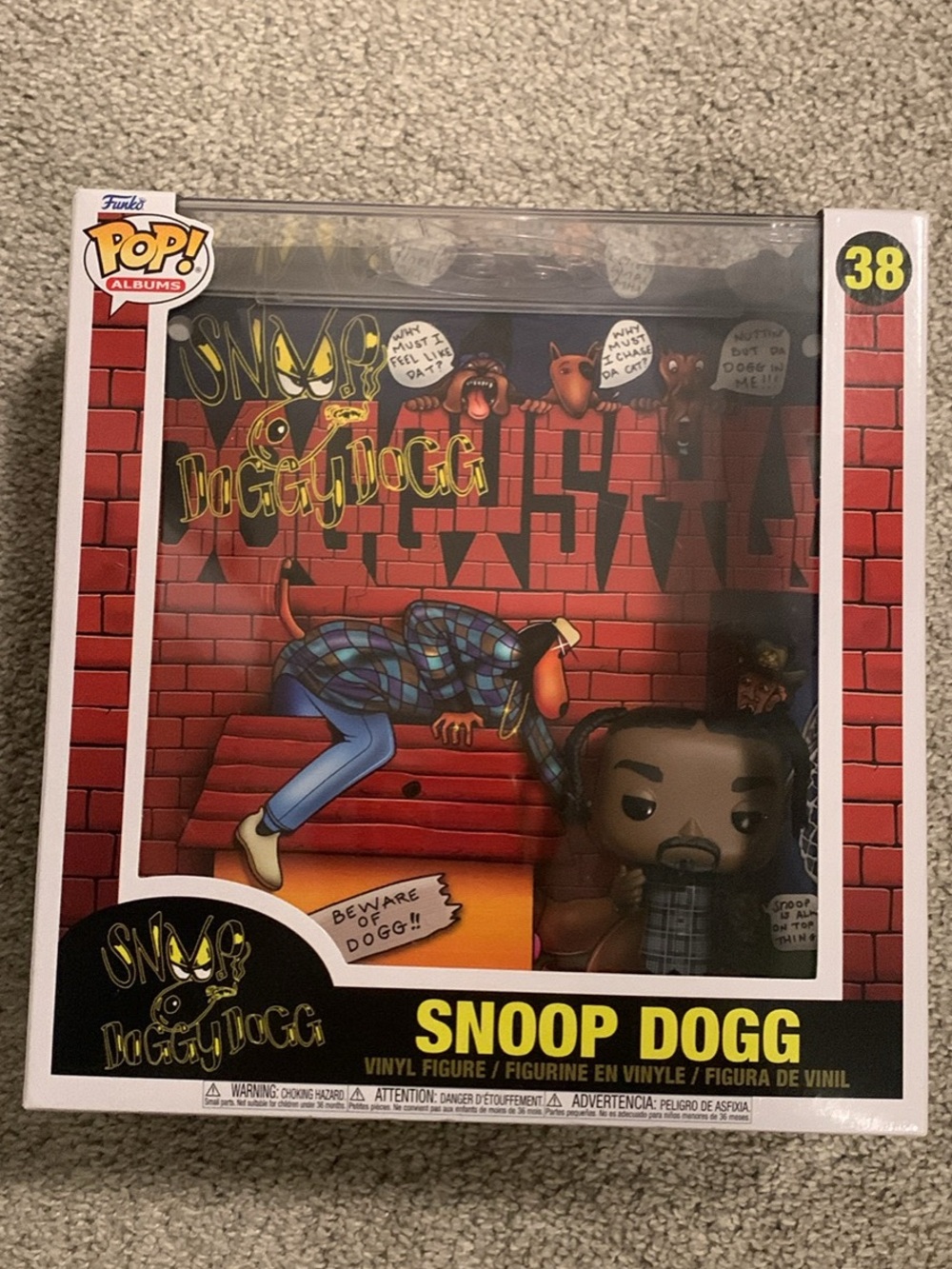 Funko Snoop Dogg Pop! Vinyl Figure - Red, Yellow, Black